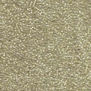 Miyuki Rocailles Perlen 1,5mm 1521 sparkle light bronze lined Crystal 11gr
